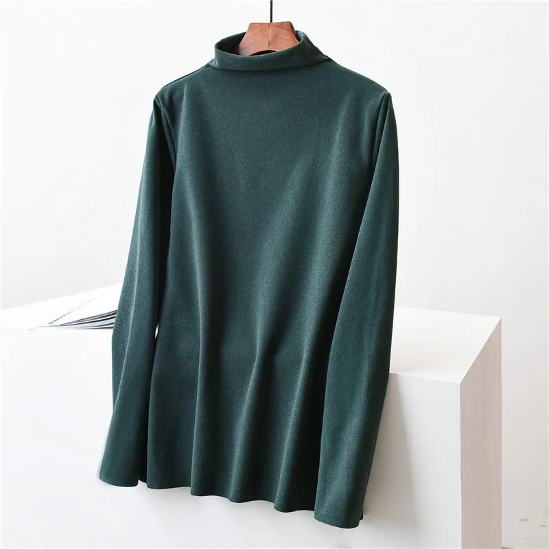 Women's Top Autumn &Winter Women's Dralon Heating Long-Sleeved T-shirt Women's Thin Velvet Solid Base Shirts Turtleneck Warm Top 
Women's Top Autumn &Winter Women's Dralon Heating Long-Sleeved T-shirt Women's Thin Velvet Solid Base Shirts Turtleneck Warm Top