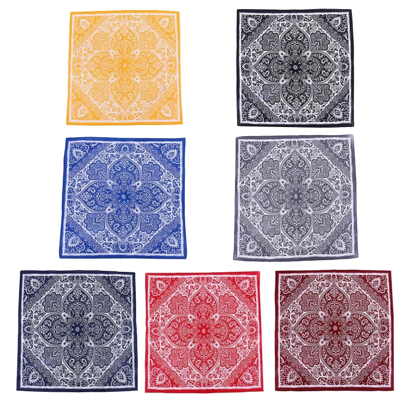 58x58cm Men Women Bohemian Bandana Head Wraps Ethnic Vintage Paisley Floral Printed Square Scarf Hip Hop Cycling Sport Wristband 
58x58cm Men Women Bohemian Bandana Head Wraps Ethnic Vintage Paisley Floral Printed Square Scarf Hip Hop Cycling Sport Wristband