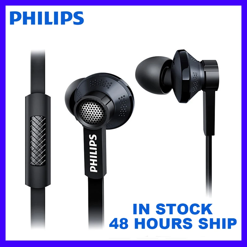 Оригинальные наушники вкладыши Philips Tx1 с высоким разрешением Hi Fi шумоподавлением