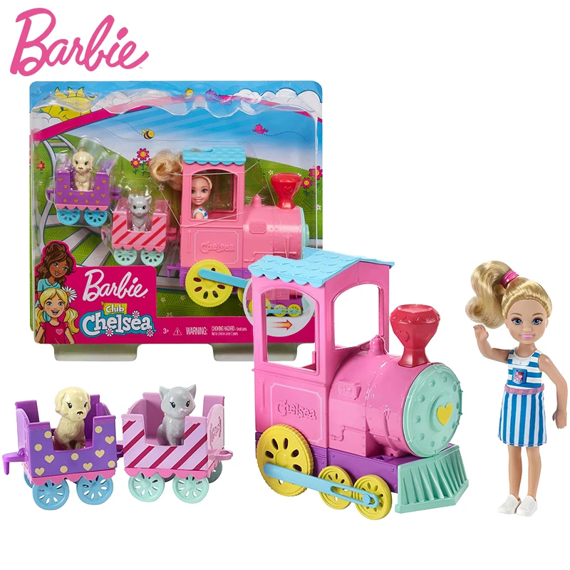 Original Barbie Little Kelly Pink Train Toy Package Cat Accessories Wheel Toy FRL86 Girl Play House Toy Princess Birthday Gift
Original Barbie Little Kelly Pink Train Toy Package Cat Accessories Wheel Toy FRL86 Girl Play House Toy Princess Birthday Gift