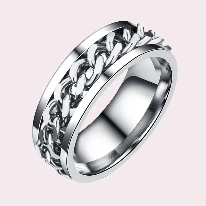 Rings For Women and Men Rotatable Bottle Opener Ring Stainless Steel Chain Ring Men's Titanium Steel Wine Bottle Ring
Rings For Women and Men Rotatable Bottle Opener Ring Stainless Steel Chain Ring Men's Titanium Steel Wine Bottle Ring