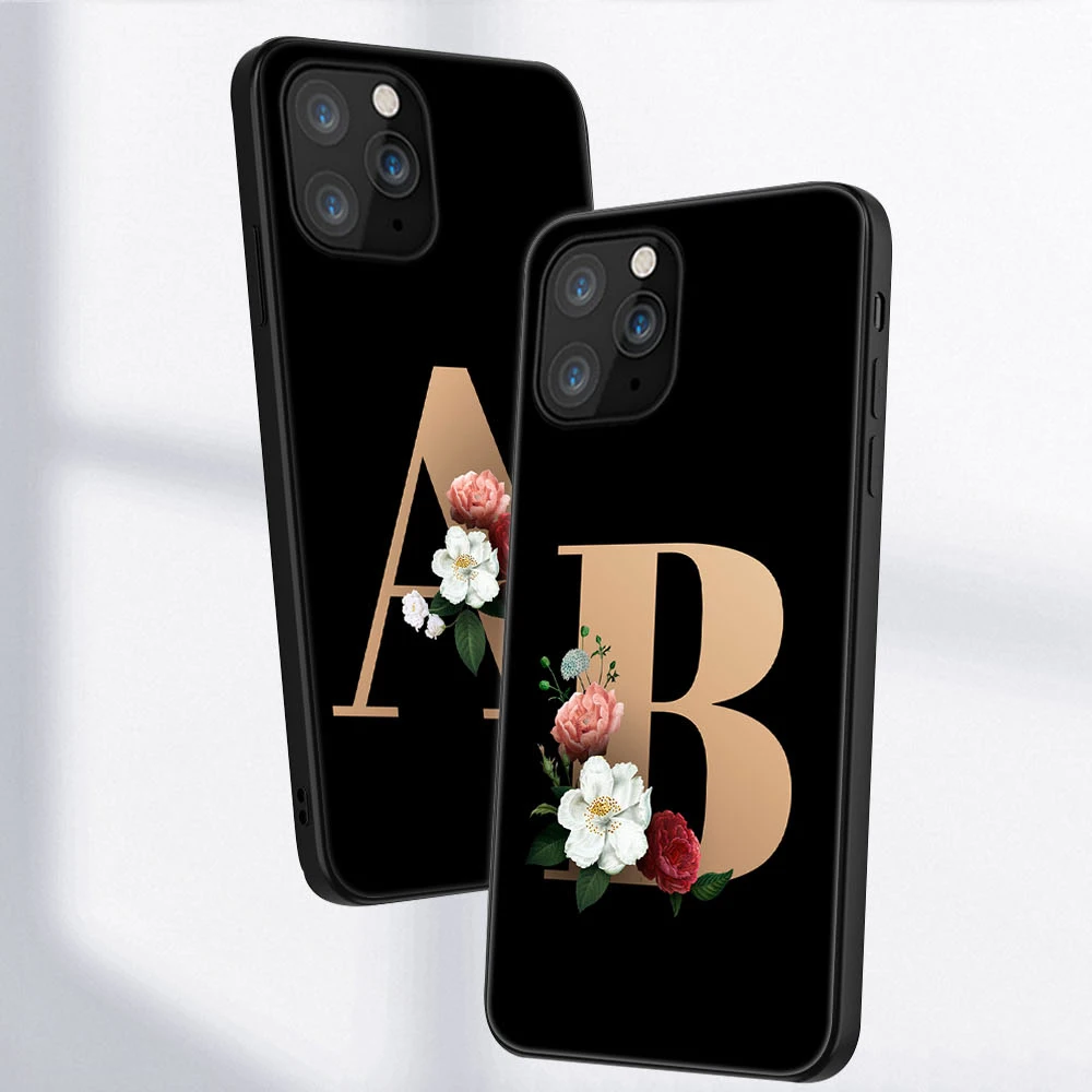 Flower Letter Case For iPhone 11 12 Pro Max Mini Back for iPhone X XR XS MAX 7 8 6S Plus 5 SE 2020 Soft Silicone TPU Phone Funda
Flower Letter Case For iPhone 11 12 Pro Max Mini Back for iPhone X XR XS MAX 7 8 6S Plus 5 SE 2020 Soft Silicone TPU Phone Funda
