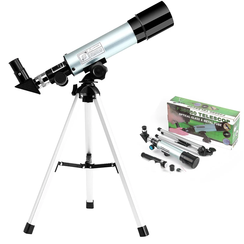 F36050M Astronomical Telescope With Portable Tripod Monocular Zoom Telescope Spotting Scope for Watching Moon Stars Bird
F36050M Astronomical Telescope With Portable Tripod Monocular Zoom Telescope Spotting Scope for Watching Moon Stars Bird
