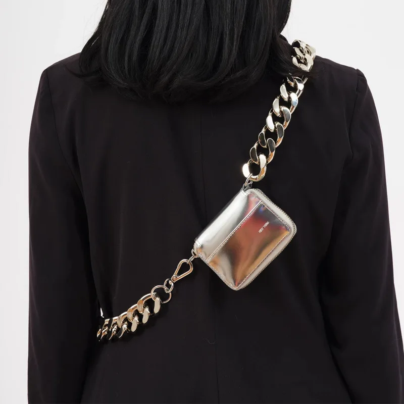 Thick Metal Chain Shoulder Bag Mini Small Bag Chest Bag Coin Purse Ins Hot Selling
Thick Metal Chain Shoulder Bag Mini Small Bag Chest Bag Coin Purse Ins Hot Selling