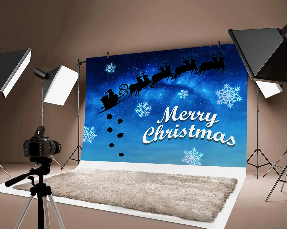 Milsleep Merry Chirstmas Snow Photograph Blue Background Thin Vinyl Child Party Backdrop Backdrops Photo
Milsleep Merry Chirstmas Snow Photograph Blue Background Thin Vinyl Child Party Backdrop Backdrops Photo