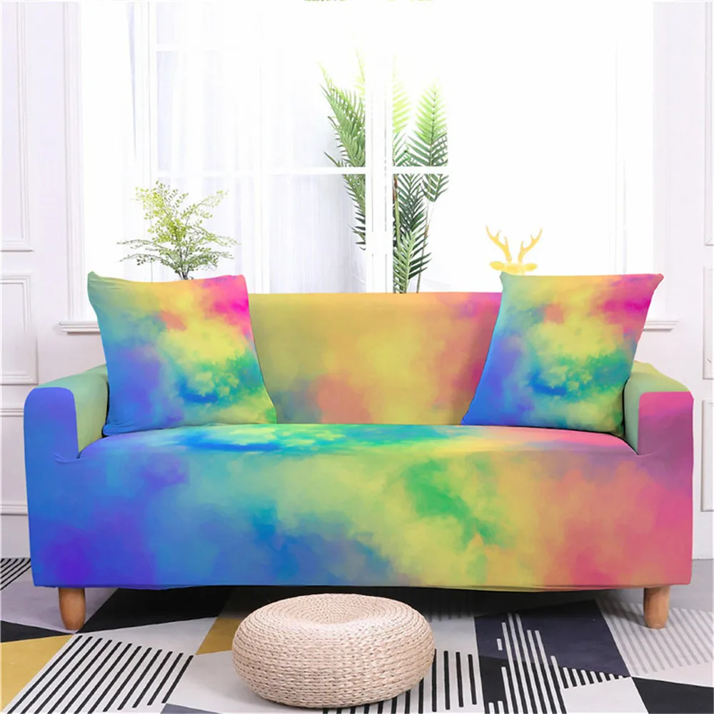 Stretch Sofa Covers For Living Room Rainbow Furniture Protector Anti-slip Couch Cover 1/2/3/4-seater Armchair Cover
Stretch Sofa Covers For Living Room Rainbow Furniture Protector Anti-slip Couch Cover 1/2/3/4-seater Armchair Cover