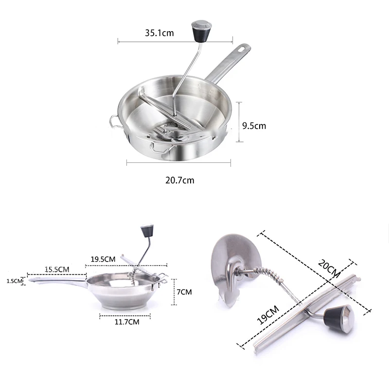 YOMDID Potato Masher Stainless Steel Vegetable Fruits Puree Pressing Tool Pumpkin Grinder Food Mashing Kitchen Accessories
YOMDID Potato Masher Stainless Steel Vegetable Fruits Puree Pressing Tool Pumpkin Grinder Food Mashing Kitchen Accessories