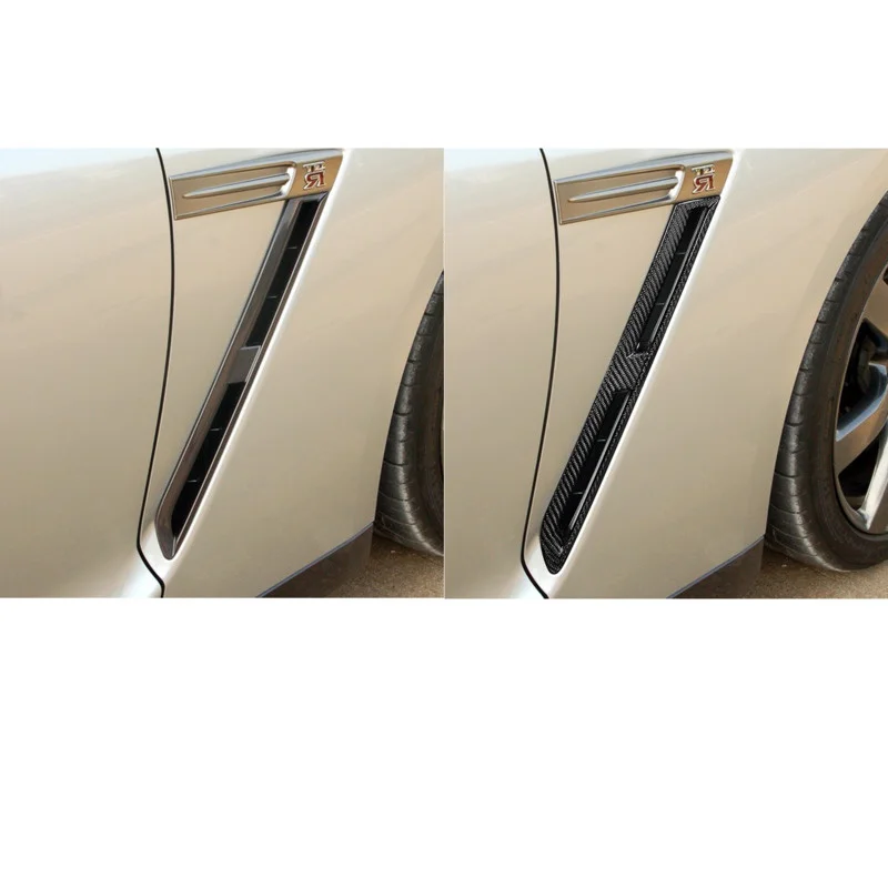 Fit For Nissan GTR R35 2008-2016 real carbon fiber fender side tuyere modified accessories 2-piece set
Fit For Nissan GTR R35 2008-2016 real carbon fiber fender side tuyere modified accessories 2-piece set