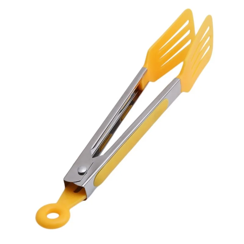 New Silicone Food Tong Stainless Steel BBQ Tong Bread Salad Barbecue Nonslip Cooking Kitchen selfservice picnic Accessories Tool
New Silicone Food Tong Stainless Steel BBQ Tong Bread Salad Barbecue Nonslip Cooking Kitchen selfservice picnic Accessories Tool