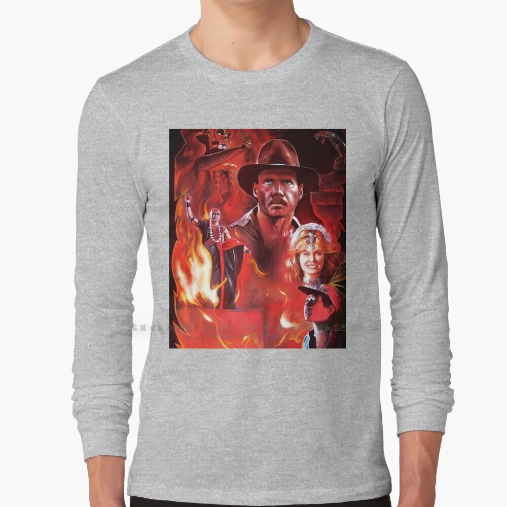 Футболка с надписью «Индиана Джонс и храм Дума дума» из 100% чистого хлопка
Футболка с надписью «Индиана Джонс и храм Дума дума» из 100% чистого хлопка