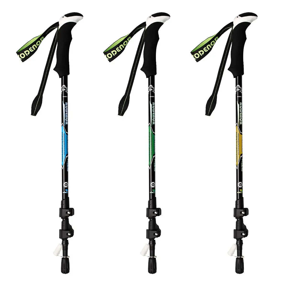 

65-135cm Telescopic Walking Sticks Foldable Handle Cane Retractable Stick Hiking Trekking Pole Adjustable Walking Poles Crutch