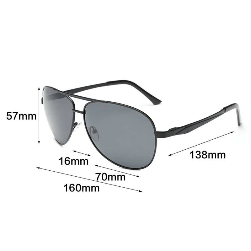 Mens Sunglasses Polarized Oversized Huge Sun Glasses for Man Driving Anti Polar Aviation Eyewear UV400 | Аксессуары для одежды