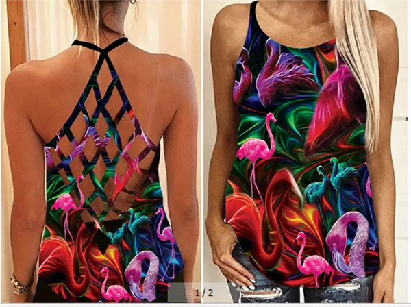Women'S Summer 2021 Sleeveless Vest Personality Jeep 3D Printing Sexy Cross Belt Vest Shirt Shirt Women
Women'S Summer 2021 Sleeveless Vest Personality Jeep 3D Printing Sexy Cross Belt Vest Shirt Shirt Women