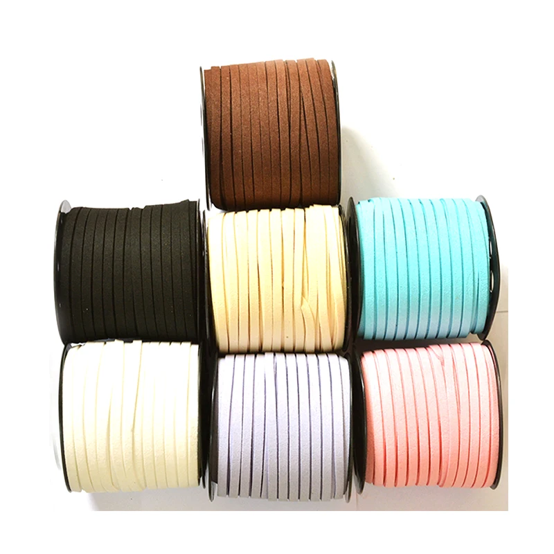 Плетеный шнур из замши для украшений сделай сам корейские вельветовые шнуры