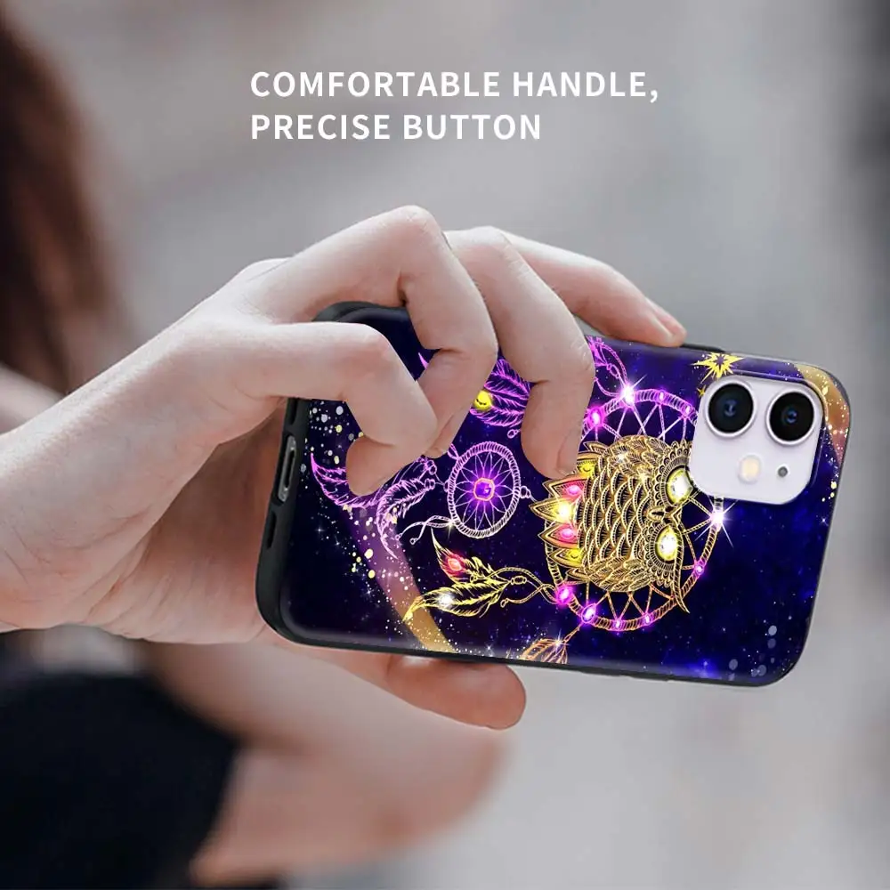 Black Silicone Phone Case for Apple iPhone 11 7 12 Pro XR X XS Max 6 6S 8 Plus 5 5S SE Soft Back Cover Dream Catcher Watercolor
Black Silicone Phone Case for Apple iPhone 11 7 12 Pro XR X XS Max 6 6S 8 Plus 5 5S SE Soft Back Cover Dream Catcher Watercolor