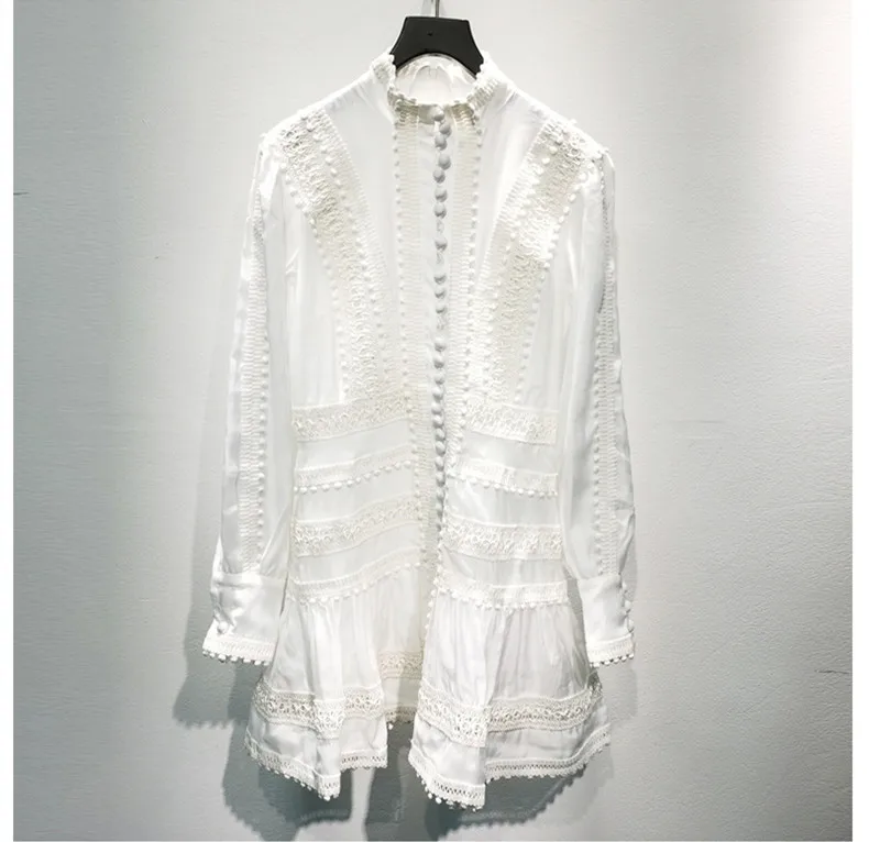 Женское Хлопковое платье, ажурное платье из 100% хлопка с воротником-стойкой и оборками, Новое поступление на весну-лето 2020
Женское Хлопковое платье, ажурное платье из 100% хлопка с воротником-стойкой и оборками, Новое поступление на весну-лето 2020