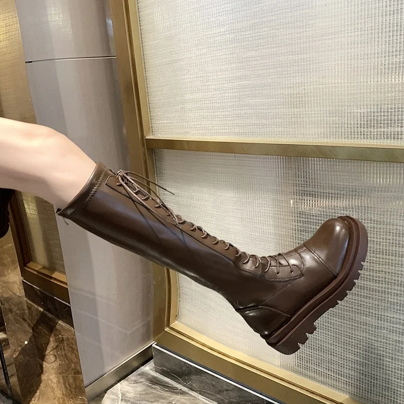 fall Women's fall 2021 new women's winter thick soled boots warm versatile Lace Up Boots
fall Women's fall 2021 new women's winter thick soled boots warm versatile Lace Up Boots