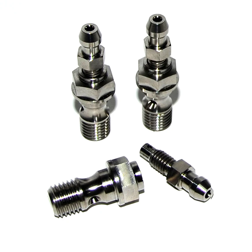 Titanium Brake Caliper Tubing M10 x 1.0mm 1.25mm Pitch Titanium Bolt for Motorcycle Hex Head
Titanium Brake Caliper Tubing M10 x 1.0mm 1.25mm Pitch Titanium Bolt for Motorcycle Hex Head