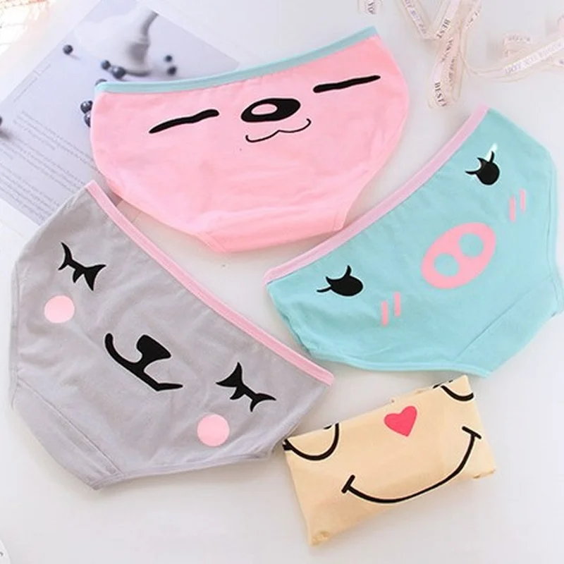 Ladies Cotton Cartoon Panties Ladies Cotton Crotch Panties Candy Color Cute Expression Panties
Ladies Cotton Cartoon Panties Ladies Cotton Crotch Panties Candy Color Cute Expression Panties