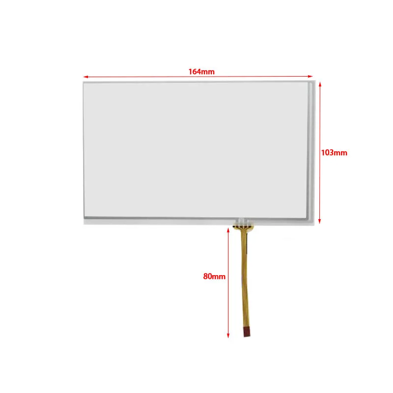 

New Touchpad 7 Inch 164*103 4-Line For KDT5666 KDT-5666 Touch Screen Panel Digitizer Glass Sensor 164mm*103mm