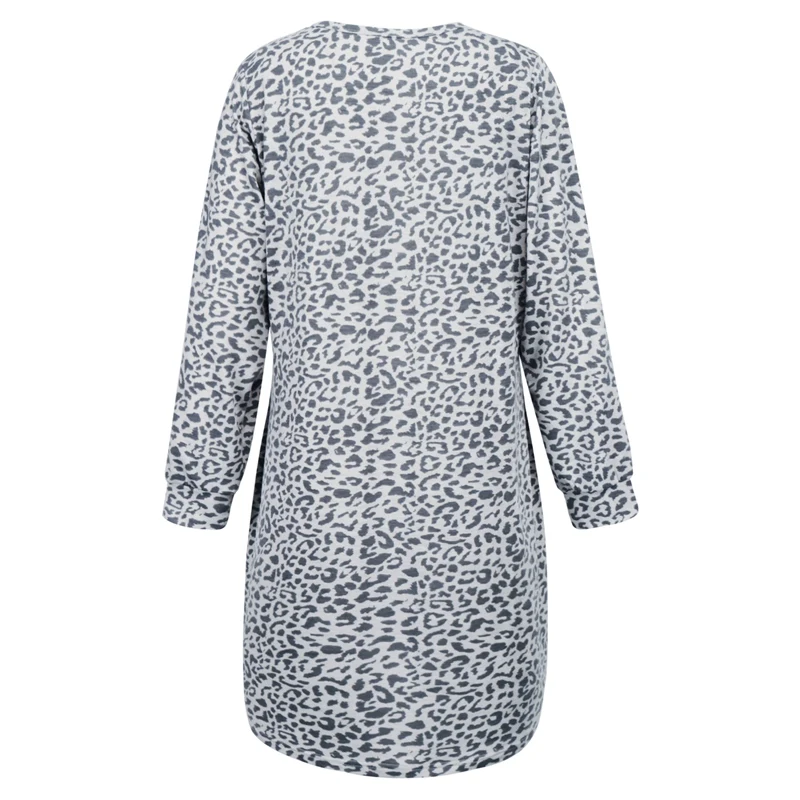 Women Dresses Leopard Print Casual Dress Evening Party Beach Autumn Loose Long Sleeve
Women Dresses Leopard Print Casual Dress Evening Party Beach Autumn Loose Long Sleeve