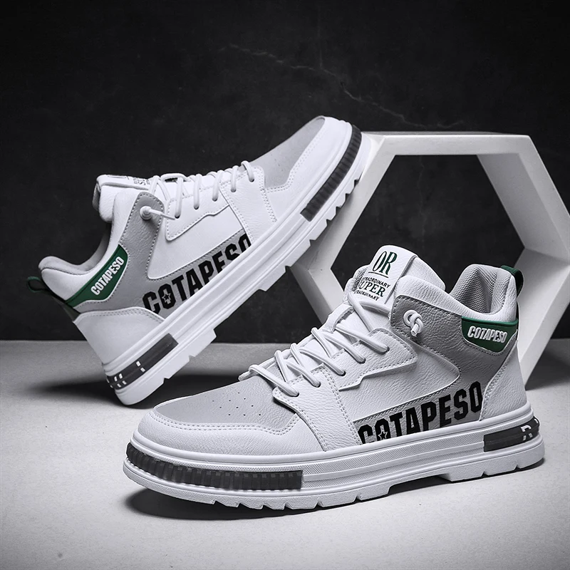 Men Casual Shoe Fashion British Flat Bottom Anti-Skate Sneaker Breathable Comfort Rubber Wear MALE Mesh High-Top Skateboard Shoe
Men Casual Shoe Fashion British Flat Bottom Anti-Skate Sneaker Breathable Comfort Rubber Wear MALE Mesh High-Top Skateboard Shoe