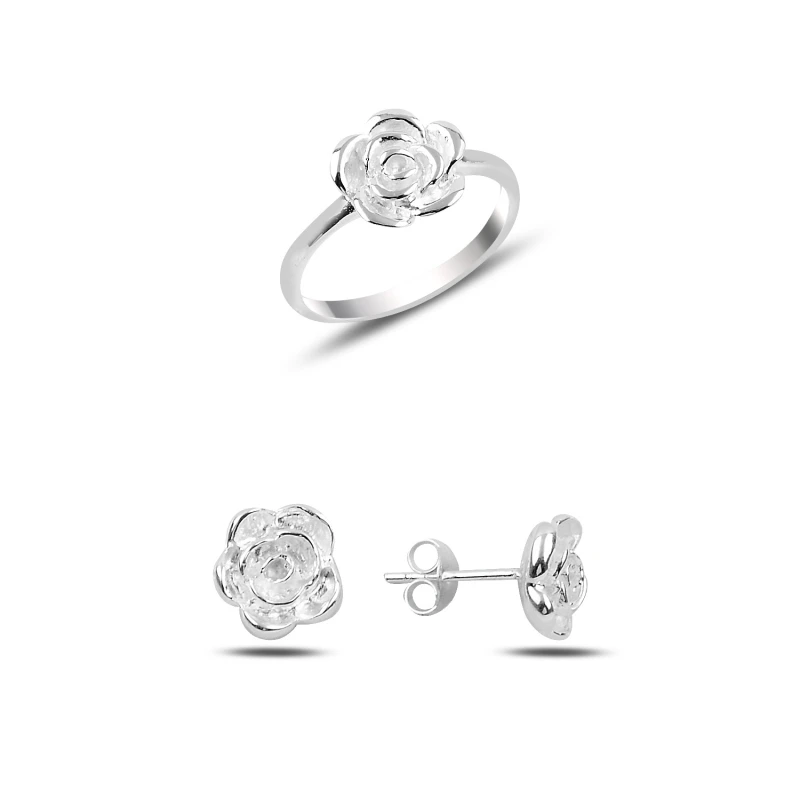 Silverlina Silver Sterling Rose Set 
Silverlina Silver Sterling Rose Set