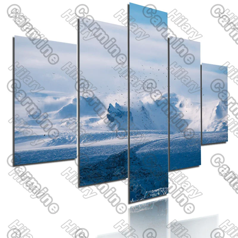 Poster Blue White Snow Mountain Landscape Canvas Painting 5Pcs Posters Painting Wall Art Decoration for Living Room Frameless
Poster Blue White Snow Mountain Landscape Canvas Painting 5Pcs Posters Painting Wall Art Decoration for Living Room Frameless