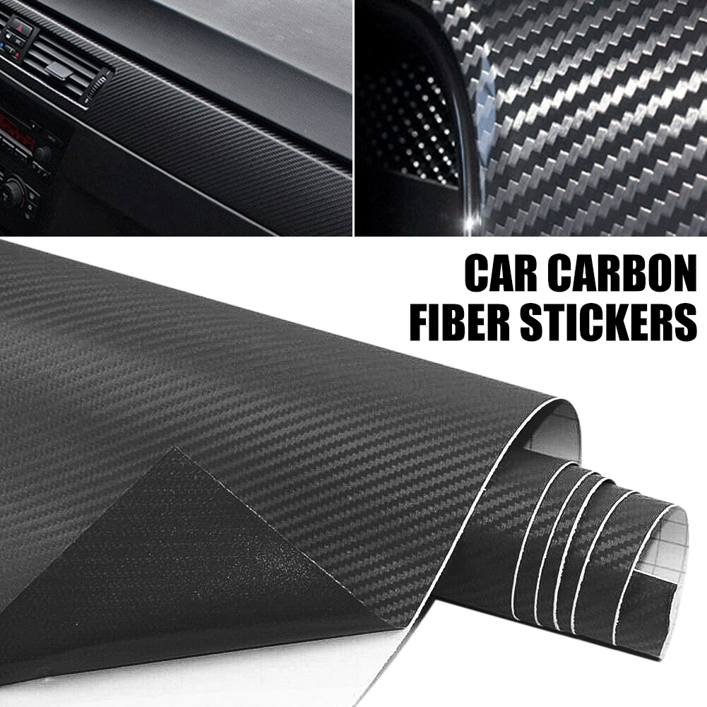 127x30cm Car Carbon Fiber Vinyl Wrap Film Sticker Roll Automotive Sticker Decal Car Styling DIY Car Wrapping Sticker Accessories
127x30cm Car Carbon Fiber Vinyl Wrap Film Sticker Roll Automotive Sticker Decal Car Styling DIY Car Wrapping Sticker Accessories