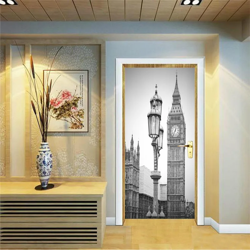 Retro London Big Ben Art Photo Door Sticker PVC Self Adhesive Vinyl Waterproof Decal Living Room Bedroom Home Decor Deursticker
Retro London Big Ben Art Photo Door Sticker PVC Self Adhesive Vinyl Waterproof Decal Living Room Bedroom Home Decor Deursticker