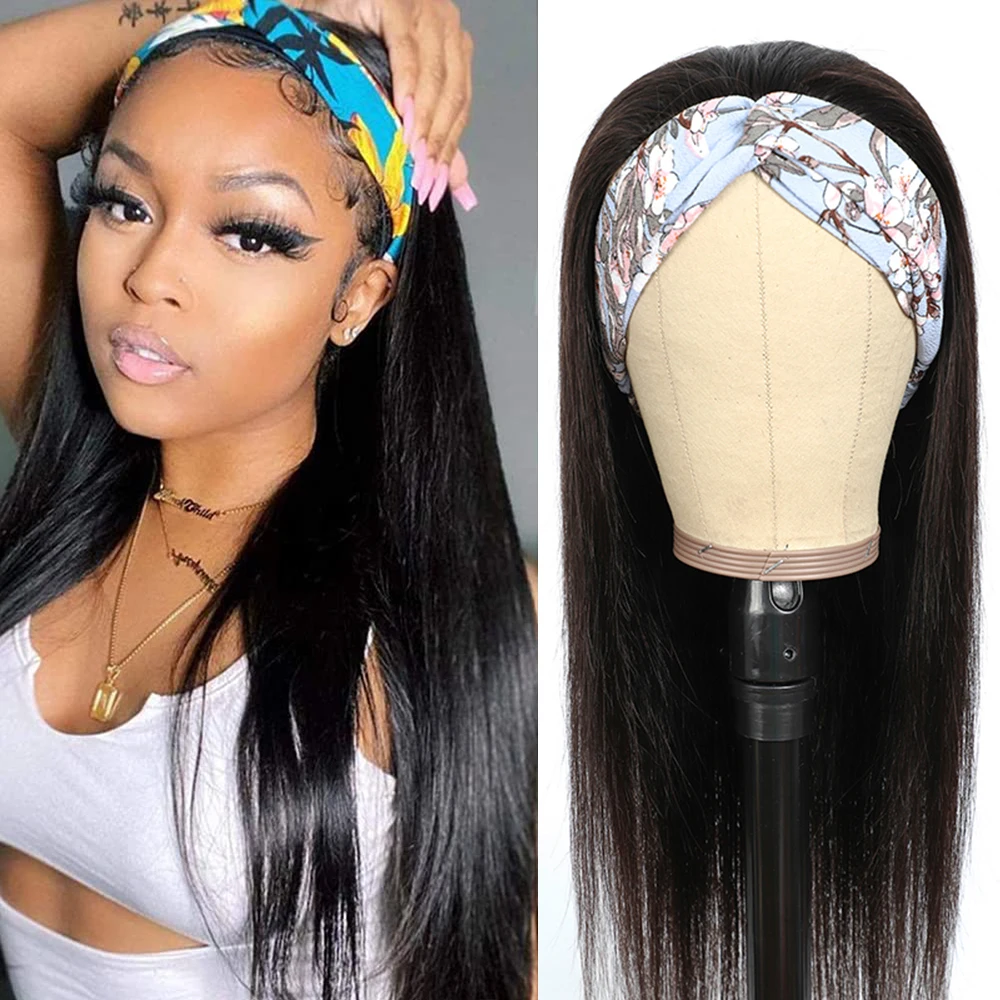 Headband Wig Human Hair Wig Straight Hair Colored Natural Black Long Brazilian Hair Wigs For Black Women Non-Remy IJOY
Headband Wig Human Hair Wig Straight Hair Colored Natural Black Long Brazilian Hair Wigs For Black Women Non-Remy IJOY