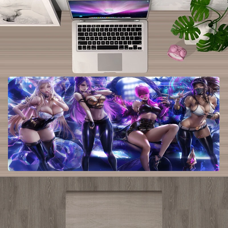 Large Mousepad LOL KDA Sexy Girl Cute Gaming Accessories Mouse Mat XXL Mouse Pad Gamer Tapis De Souris Mausepad Tappetino Mouse
Large Mousepad LOL KDA Sexy Girl Cute Gaming Accessories Mouse Mat XXL Mouse Pad Gamer Tapis De Souris Mausepad Tappetino Mouse