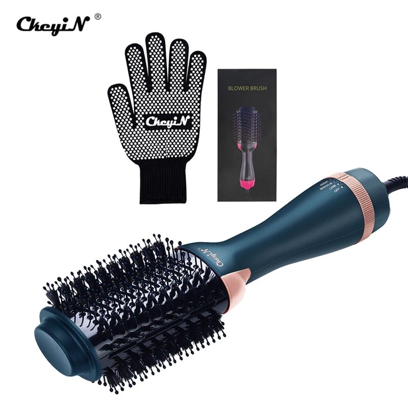 CkeyiN 1000W Hot Air Brush Hair Dryer Brush Portable Anion Curling Straightening Comb Blow Dryer Hair Curler Straight Hair Style
CkeyiN 1000W Hot Air Brush Hair Dryer Brush Portable Anion Curling Straightening Comb Blow Dryer Hair Curler Straight Hair Style