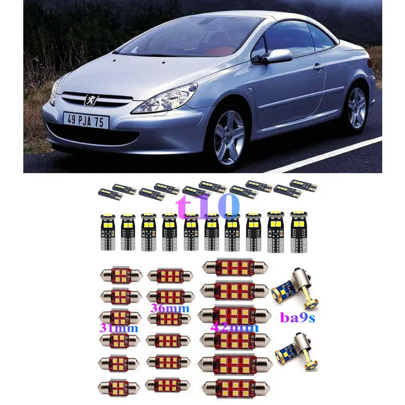 LED Interior Car Lights For Peugeot 307 cc 3b cabrio estate 3e sw 3h estate car accessories lamp bulb error free
LED Interior Car Lights For Peugeot 307 cc 3b cabrio estate 3e sw 3h estate car accessories lamp bulb error free