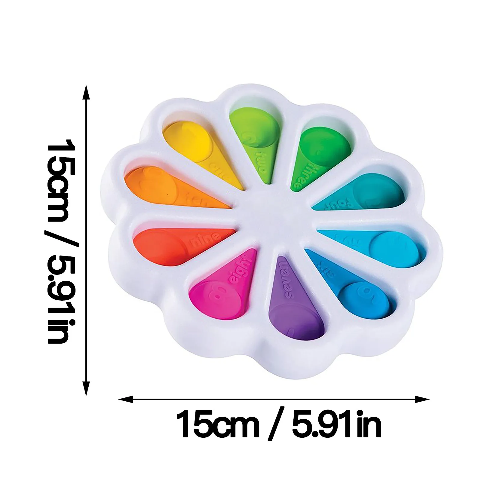 Colorful Baby Simple Dimple Toy Flower Fidget Toys Stress Relief Hand Toys Early Educational for Kids Adults Anxiety Autism Toys
Colorful Baby Simple Dimple Toy Flower Fidget Toys Stress Relief Hand Toys Early Educational for Kids Adults Anxiety Autism Toys