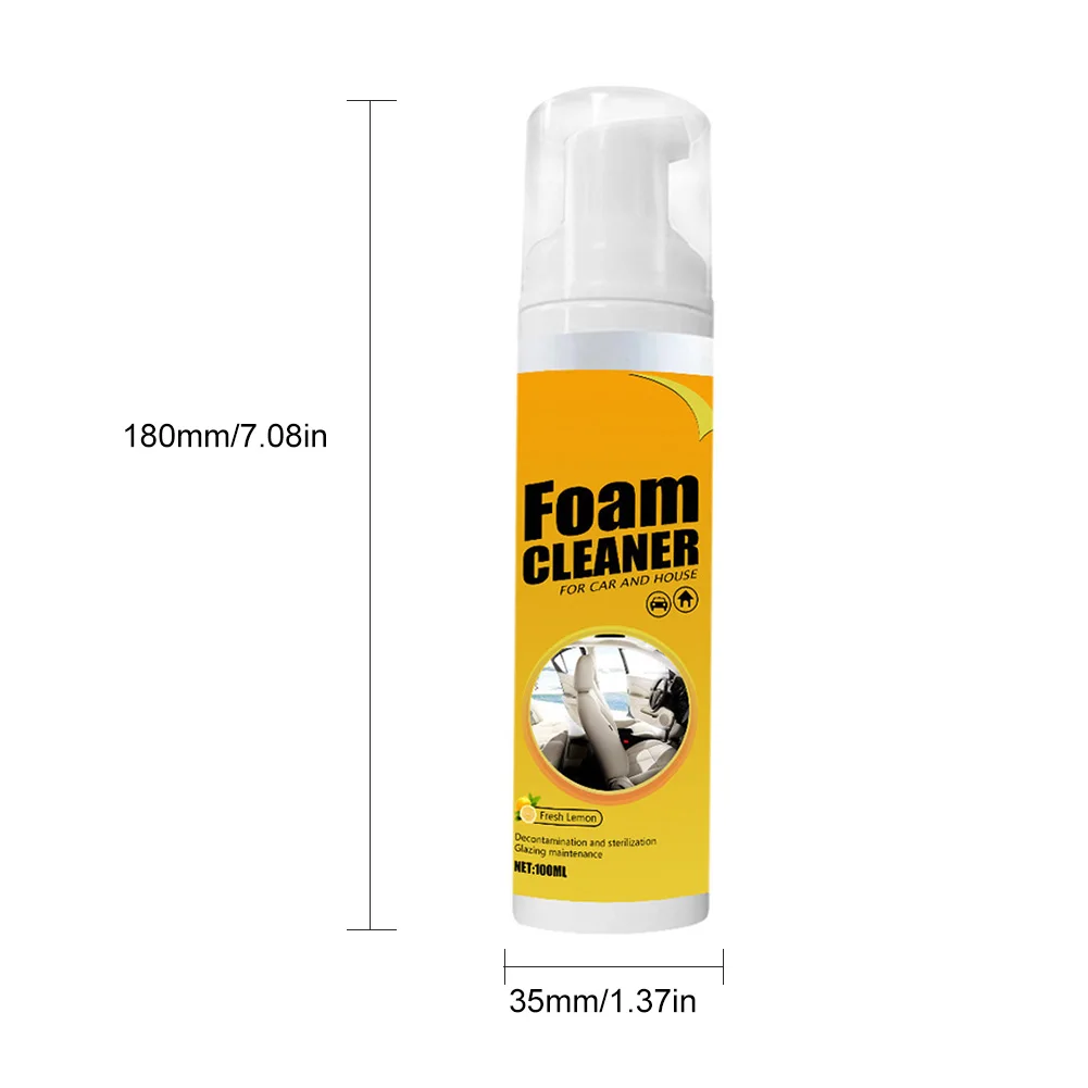 foam cleaner 100ml Multi-Purpose foam cleaner Rust Remover cleaning for car seat cleaner interior parts 30/60/150ML accessories
foam cleaner 100ml Multi-Purpose foam cleaner Rust Remover cleaning for car seat cleaner interior parts 30/60/150ML accessories