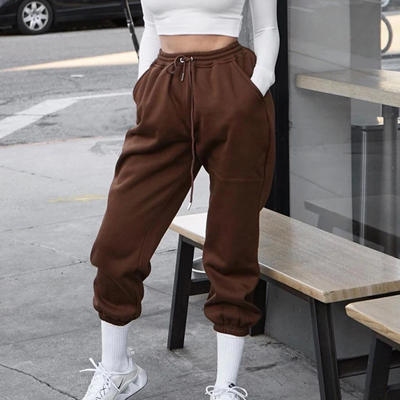 Jogger Pants Women Casual Sweatpants High Waist Harem Pant Dance Plus Size Trousers Solid Black Grey Brown Fitness Drawstring
Jogger Pants Women Casual Sweatpants High Waist Harem Pant Dance Plus Size Trousers Solid Black Grey Brown Fitness Drawstring