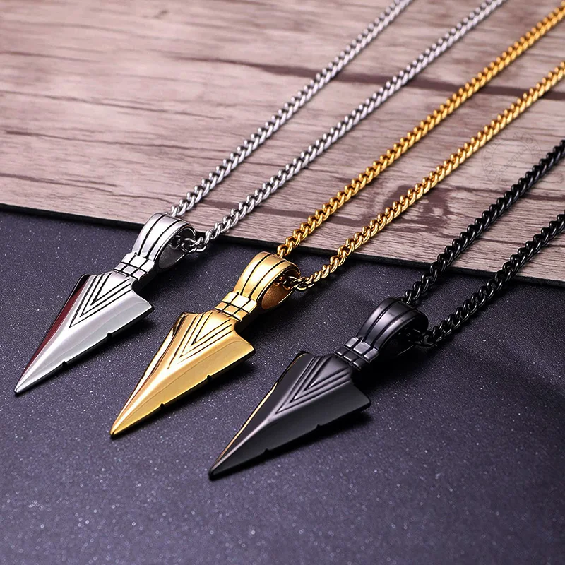 Self Defense Pendant Necklace For Mens Boys Cool Spearpoint Arrowhead Neck Chain Emergency Survival Tactical EDC Tool Supplies
Self Defense Pendant Necklace For Mens Boys Cool Spearpoint Arrowhead Neck Chain Emergency Survival Tactical EDC Tool Supplies