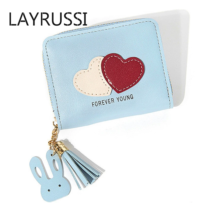 Женский короткий кошелек LAYRUSSI, Простой корейский клатч на молнии с надписью Love, студенческий кошелек для карт и монет 
Женский короткий кошелек LAYRUSSI, Простой корейский клатч на молнии с надписью Love, студенческий кошелек для карт и монет