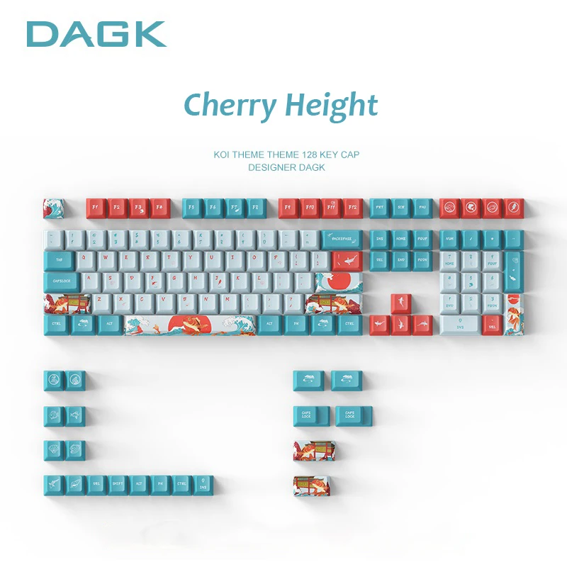 Клавишные колпачки для механической клавиатуры DAGK Kawaii KOI, в комплекте вишня/XDA, прозрачные дизайнерские Клавишные переключатели
Клавишные колпачки для механической клавиатуры DAGK Kawaii KOI, в комплекте вишня/XDA, прозрачные дизайнерские Клавишные переключатели