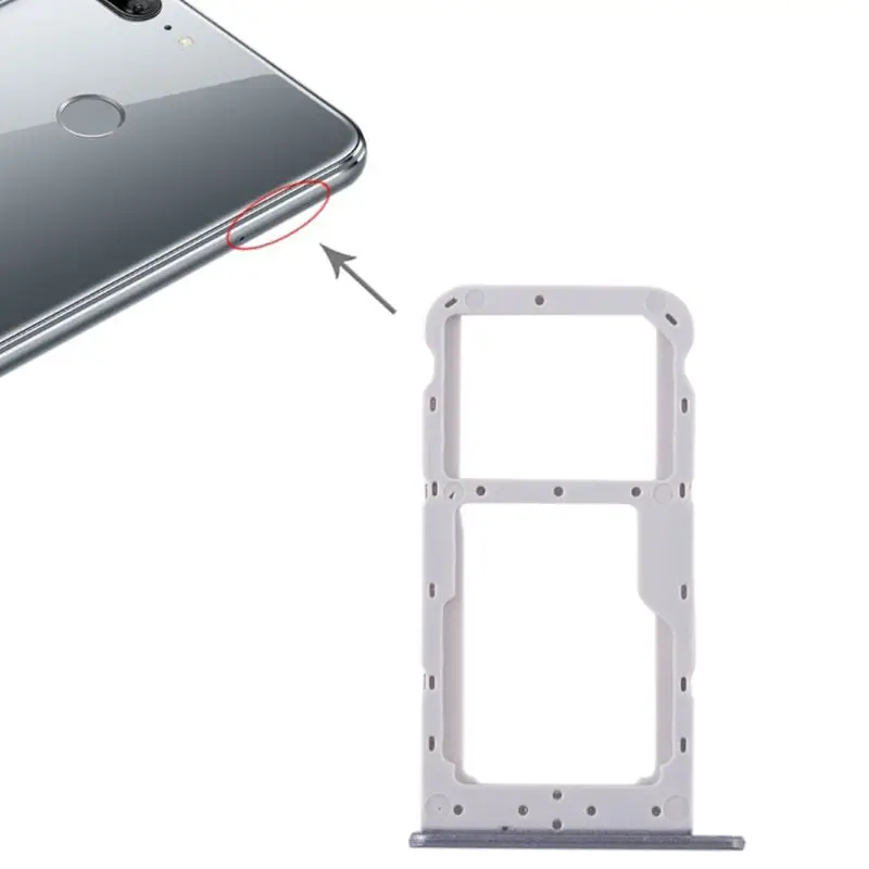 SIM Card Tray Dual Slot Holder Carrier Repair Part for Huawei Honor 8/Honor 9 Lite
SIM Card Tray Dual Slot Holder Carrier Repair Part for Huawei Honor 8/Honor 9 Lite
