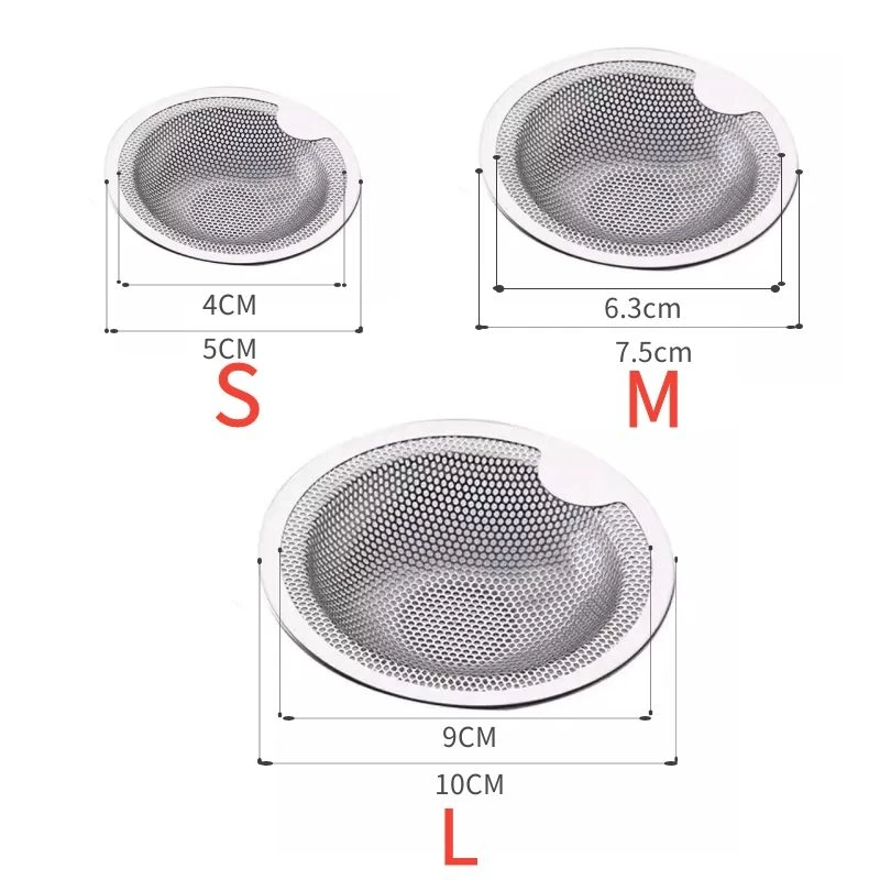 Stainless Steel Trap Kitchen Sink Filter Drain Hole Filter Bathtub Hair Catcher Stopper Shower Leak Net Home Strainer Drains
Stainless Steel Trap Kitchen Sink Filter Drain Hole Filter Bathtub Hair Catcher Stopper Shower Leak Net Home Strainer Drains