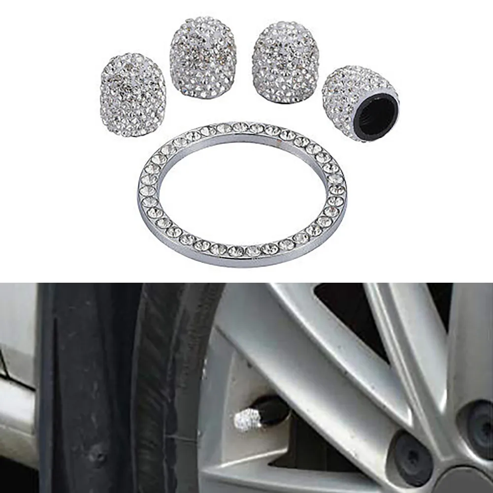 4 Pcs Car Wheel Valve Tyre Rim Stem Covers Airdust Waterproof For Automobiles Motorcycles Trucks Bikes Diamond-Studded
4 Pcs Car Wheel Valve Tyre Rim Stem Covers Airdust Waterproof For Automobiles Motorcycles Trucks Bikes Diamond-Studded