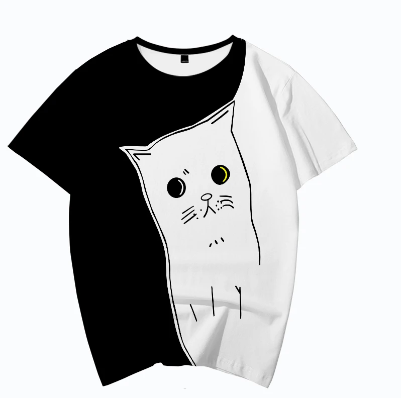 Funny Cat 3D Printed O-Neck T-shirts Women/Men Summer Short Sleeve Tshirts 2020 Harajuku Casual Trendy Streetshirt Clothes
Funny Cat 3D Printed O-Neck T-shirts Women/Men Summer Short Sleeve Tshirts 2020 Harajuku Casual Trendy Streetshirt Clothes