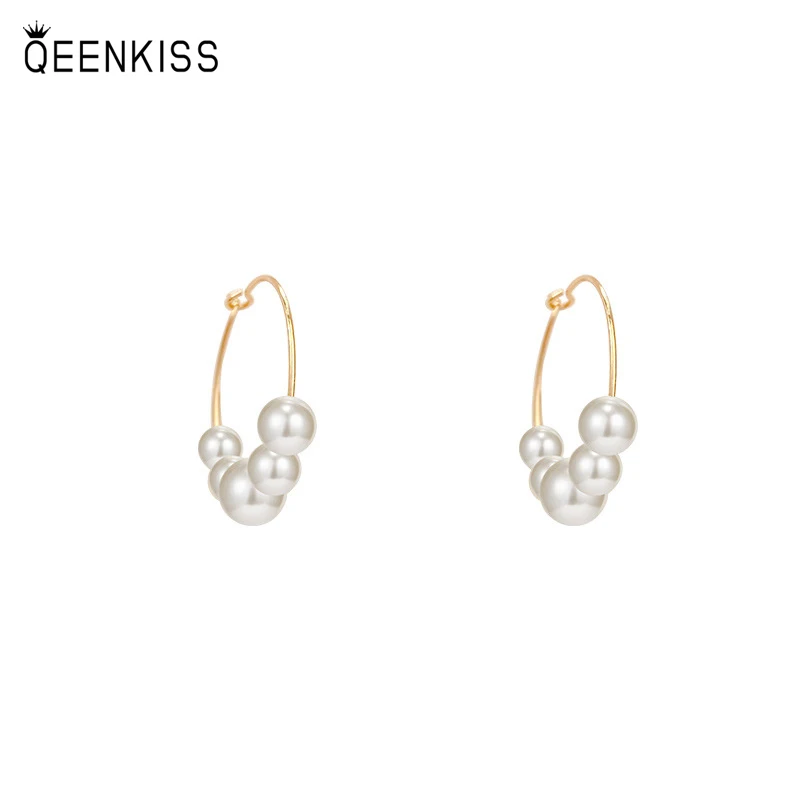 QEENKISS EG755 Fine Jewelry Wholesale Fashion Woman Girl Birthday Gift Circle Pearl 925 Sterling Silver Needle Hoop Earrings
QEENKISS EG755 Fine Jewelry Wholesale Fashion Woman Girl Birthday Gift Circle Pearl 925 Sterling Silver Needle Hoop Earrings