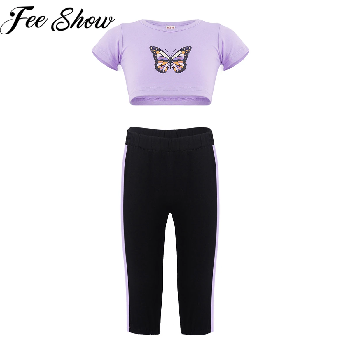 Toddler Baby Girls Tracksuit Clothes Set Kid Summer Butterfly Printed T-shirt Crop Top+Pants Trousers Outfit Children Sport Suit
Toddler Baby Girls Tracksuit Clothes Set Kid Summer Butterfly Printed T-shirt Crop Top+Pants Trousers Outfit Children Sport Suit