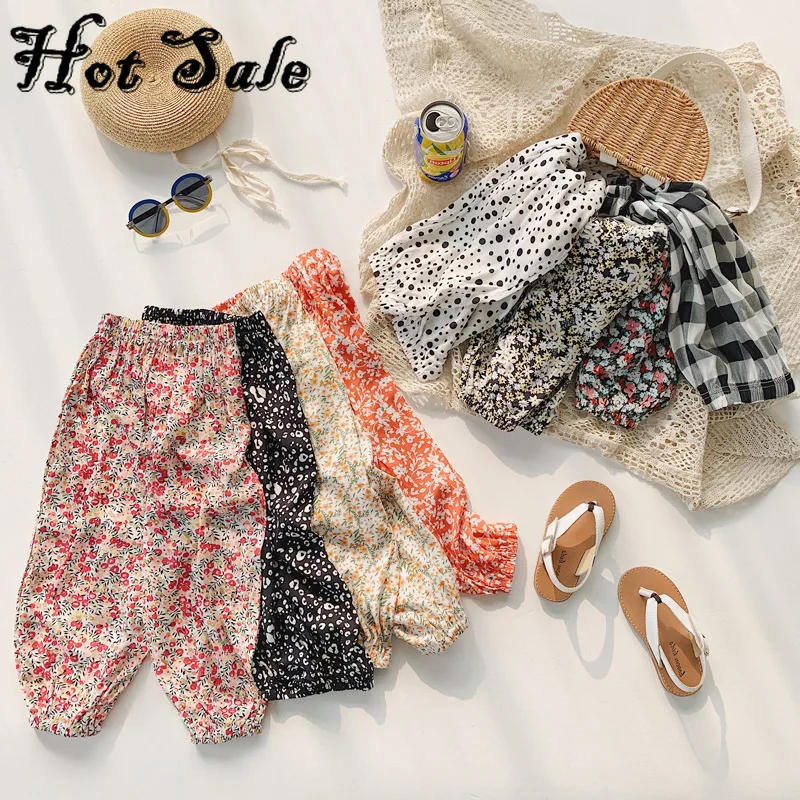 2-8T Flower Print Pant For Girls Toddler Kid baby Clothes Spring Summer Loose Floral Elegant Cute Sweet Cotton Beach Trousers
2-8T Flower Print Pant For Girls Toddler Kid baby Clothes Spring Summer Loose Floral Elegant Cute Sweet Cotton Beach Trousers