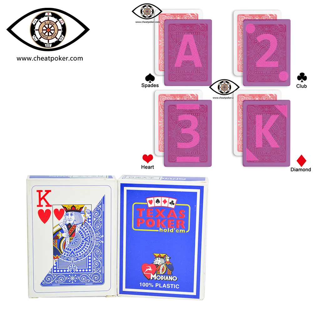 Modiano Texas Marked Playing Cards for Contact Lenses Invisible Luminous Ink Mark Card Plastic Magic Deck Anti Cheat Poker
Modiano Texas Marked Playing Cards for Contact Lenses Invisible Luminous Ink Mark Card Plastic Magic Deck Anti Cheat Poker
