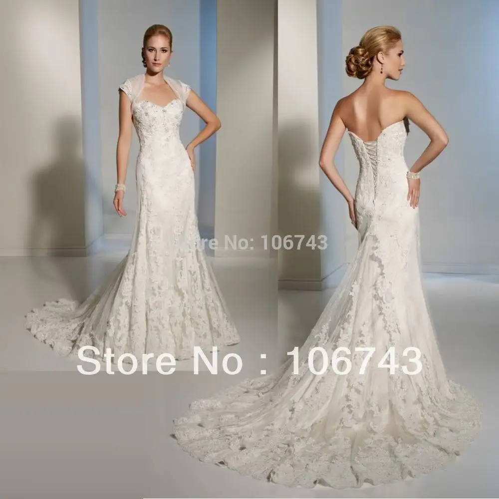 vestido de noiva casamento free shipping 2016 new sweetheart Beading Lace appliques Bridal gowns mermaid Wedding dress Jacket
vestido de noiva casamento free shipping 2016 new sweetheart Beading Lace appliques Bridal gowns mermaid Wedding dress Jacket