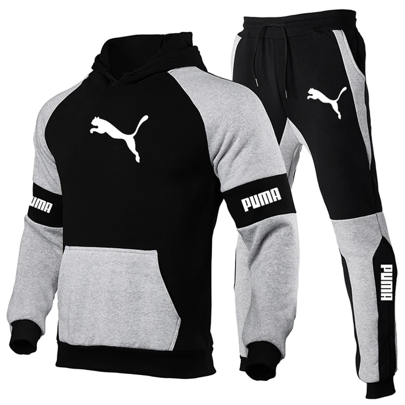 2021 new men's cotton color-block printing casual hoodie suit, street trend sports two-piece hoodie + casual trousers
2021 new men's cotton color-block printing casual hoodie suit, street trend sports two-piece hoodie + casual trousers